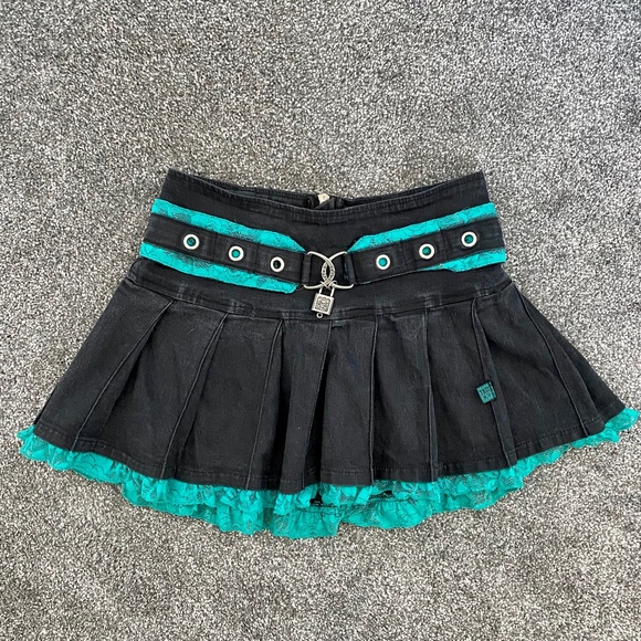 Tripp nyc teal lock skirt size S - Picture 1 of 4